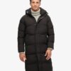 Abrigo acolchado largo con capucha Hooded