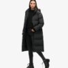 Abrigo acolchado largo con capucha Hooded