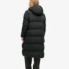 Abrigo acolchado largo con capucha Hooded
