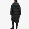 Abrigo acolchado largo con capucha Hooded