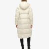Abrigo acolchado largo con capucha Hooded
