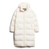 Abrigo acolchado largo con capucha Hooded