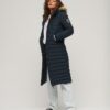 Abrigo acolchado largo Hooded Fuji