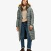 Abrigo acolchado largo Hooded Fuji