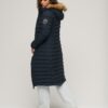 Abrigo acolchado largo Hooded Fuji