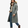 Abrigo acolchado largo Hooded Fuji