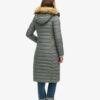 Abrigo acolchado largo Hooded Fuji