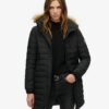 Abrigo Hooded de media longitud Puffer Fuji