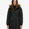 Abrigo Hooded de media longitud Puffer Fuji