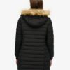 Abrigo Hooded de media longitud Puffer Fuji
