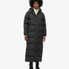 Abrigo Puffer largo con capucha