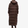 Abrigo Puffer largo con capucha