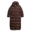 Abrigo Puffer largo con capucha