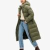 Abrigo Puffer largo Rip-Stop