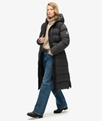 Abrigo Puffer largo Rip-Stop
