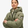 Abrigo Puffer largo Rip-Stop
