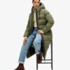 Abrigo Puffer largo Rip-Stop