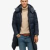 Abrigo Puffer largo ripstop