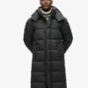Abrigo Puffer largo ripstop