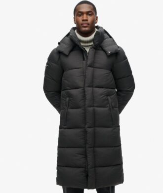 Abrigo Puffer largo ripstop