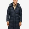 Abrigo Puffer largo ripstop