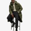Abrigo Puffer largo ripstop