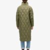 Abrigo superlargo con forro Quilted