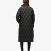 Abrigo superlargo con forro Quilted