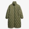 Abrigo superlargo con forro Quilted