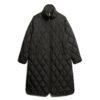 Abrigo superlargo con forro Quilted