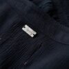 Blusa de manga larga con ribete de encaje y fruncidos
