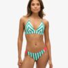 Braguita de bikini atrevida a rayas