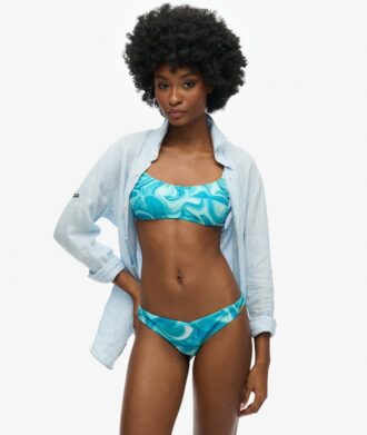 Braguita de bikini atrevida estampada