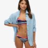 Braguitas de bikini recicladas a rayas