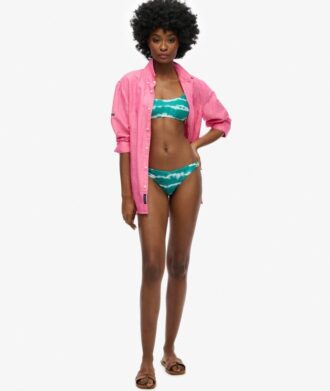 Braguitas de bikini recicladas con estampado tie-dye