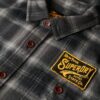 Camisa de cuadros bordada