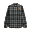Camisa de cuadros bordada