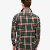 Camisa de leñador de algodón de manga larga
