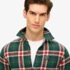 Camisa de leñador de algodón de manga larga