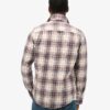 Camisa de leñador de algodón de manga larga