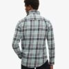 Camisa de leñador de algodón de manga larga