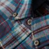 Camisa de leñador de algodón de manga larga