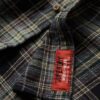 Camisa de leñador de algodón de manga larga