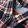 Camisa de leñador de algodón de manga larga