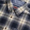 Camisa de leñador de algodón de manga larga