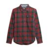 Camisa de leñador de algodón de manga larga