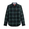 Camisa de leñador de algodón de manga larga