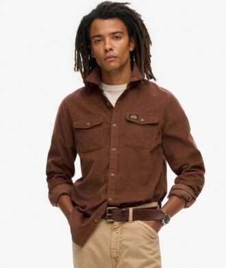 Camisa de pana de corte holgado Trailsman