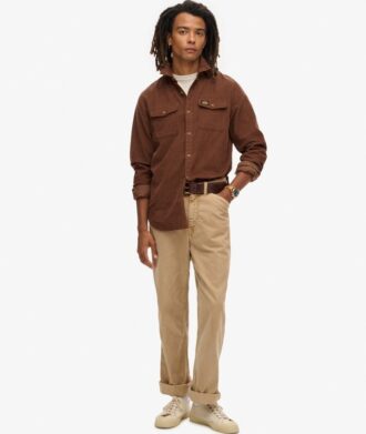 Camisa de pana de corte holgado Trailsman