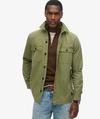 Camisa militar de manga larga